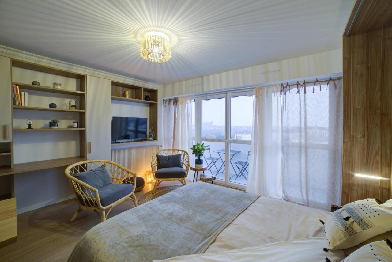 Bel Aparte, Cosy, Vue Panoramique Cathedrale 부르주 외부 사진